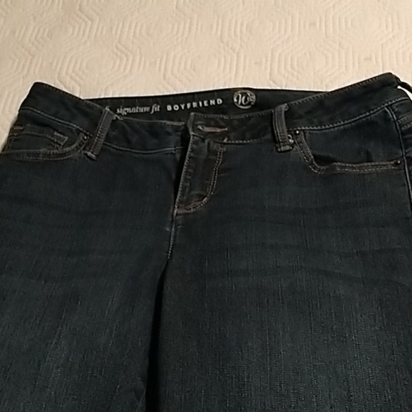 W62 Boyfriend Capris Jeans. Sz P6. - Picture 7 of 11